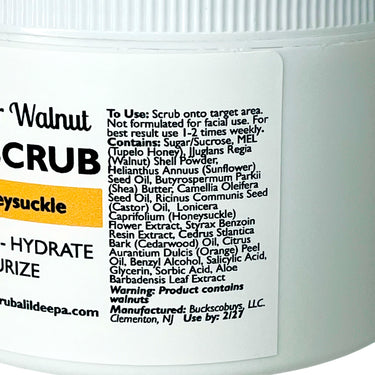 Honey Butter Walnut Body Scrub – Citrus Honeysuckle